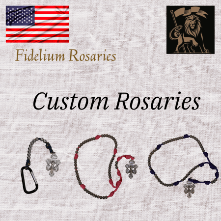 1 Custom Rosary (Full and Single Decade)